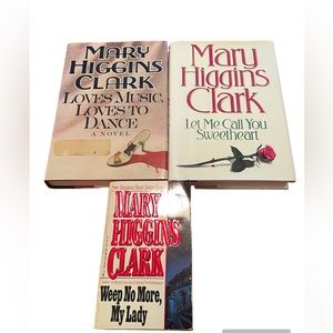 Mary Higgins Clark Books ( set of 3)